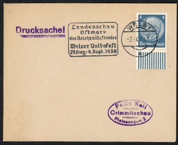 Wels 1 , Landesschau Reichsnährstandes, Welser Volksfest 1938