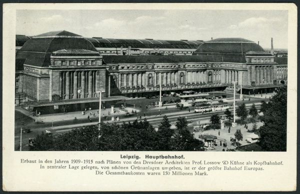 Leipzig. Hauptbahnhof