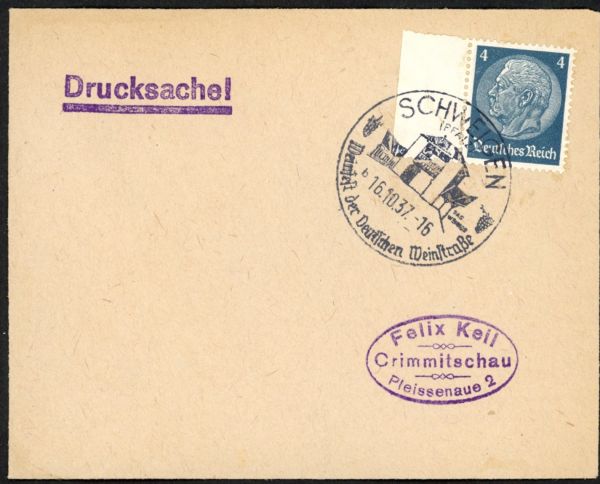 Schweigen(Pfalz) Weinfest der Deutschen Weinstraße 1937