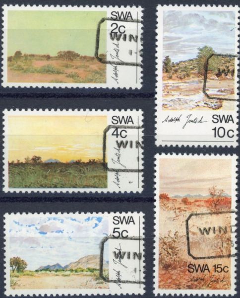 Südwestafrika Mi 368-72 o