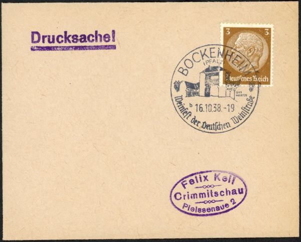 Bockenheim(Pfalz) Weinfest der Deutschen Weinstraße 1938