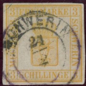 Meckl-Schwerin Mi 2 o