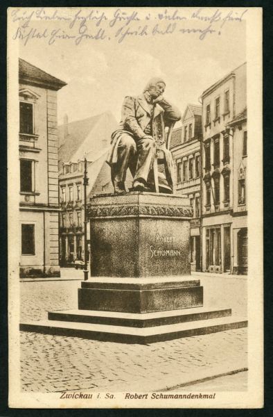 Zwickau Robert-Schumann-Denkmal