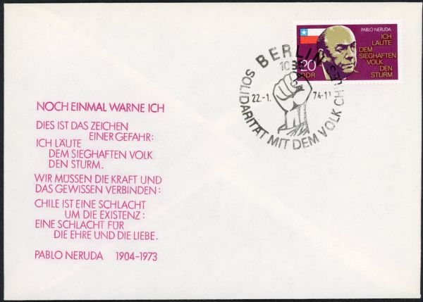 DDR 1921 f20 FDC