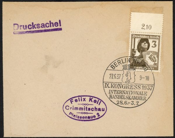 Berlin IX Kongress Handelskammer 1937