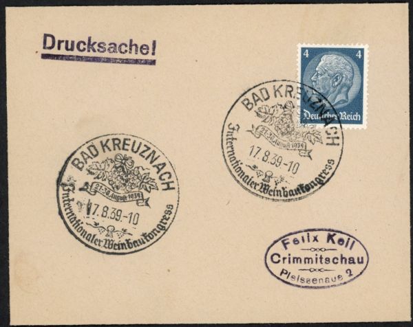 Bad Kreuznach Internationaler Weinbaukongress 1939