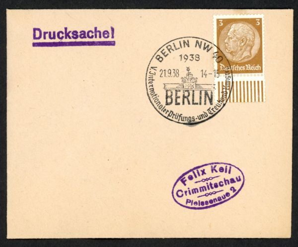 Berlin Kongreß Treuhand 1938 SoSt