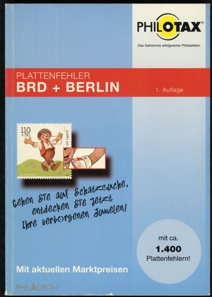 Philotax Plattenfehler-Katalog BRD + Berlin