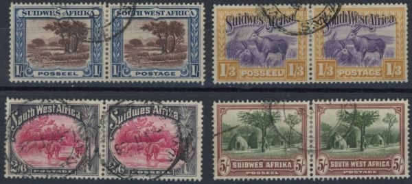 Südwestafrika 152/53-158/59 o