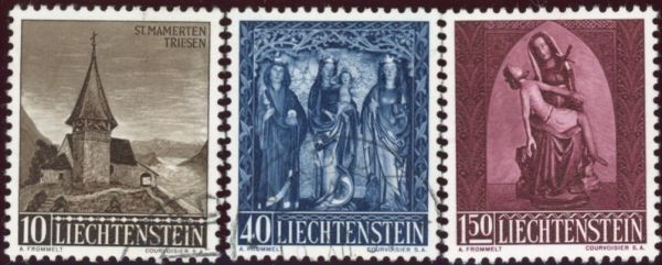 Liechtenstein 362-64 o/*