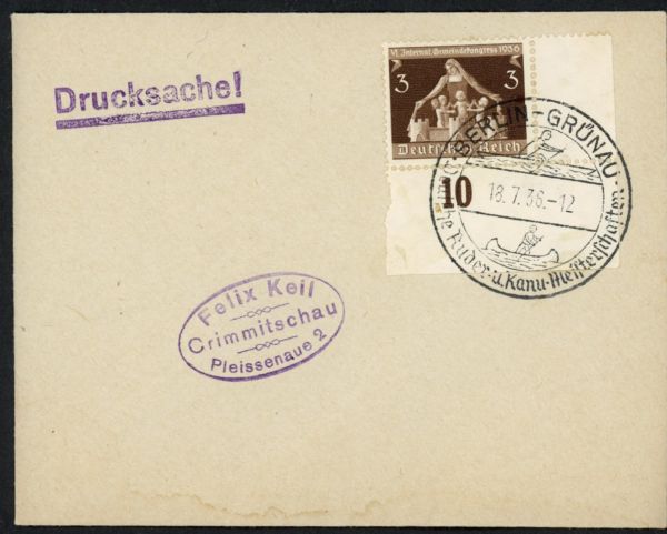 Berlin-Grünau Ruder-u. Kanu-Meisterschaften 1936