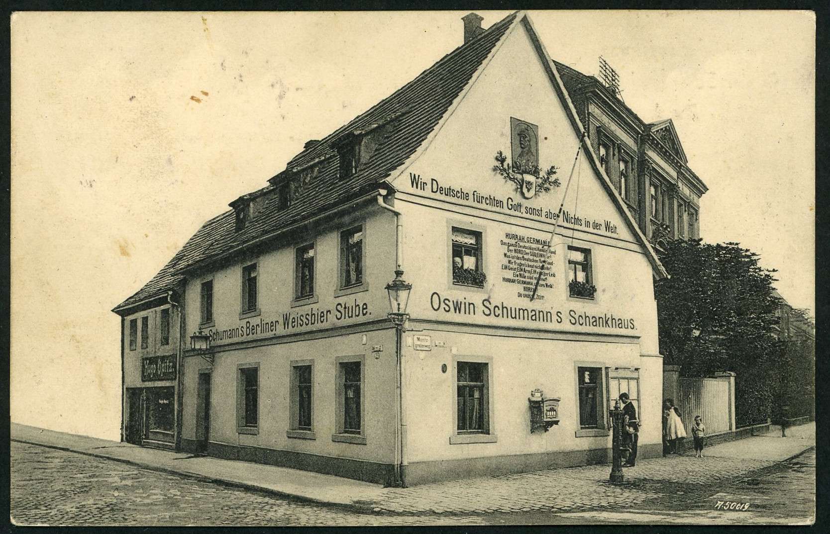 Schwarzweiß-Foto Gebäude